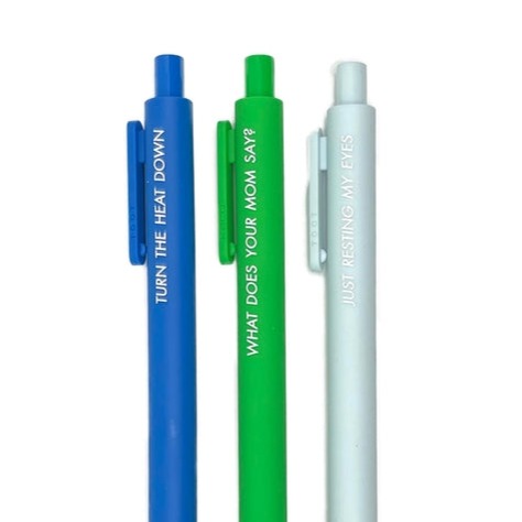 funny gel pens set for dads and fathers day
