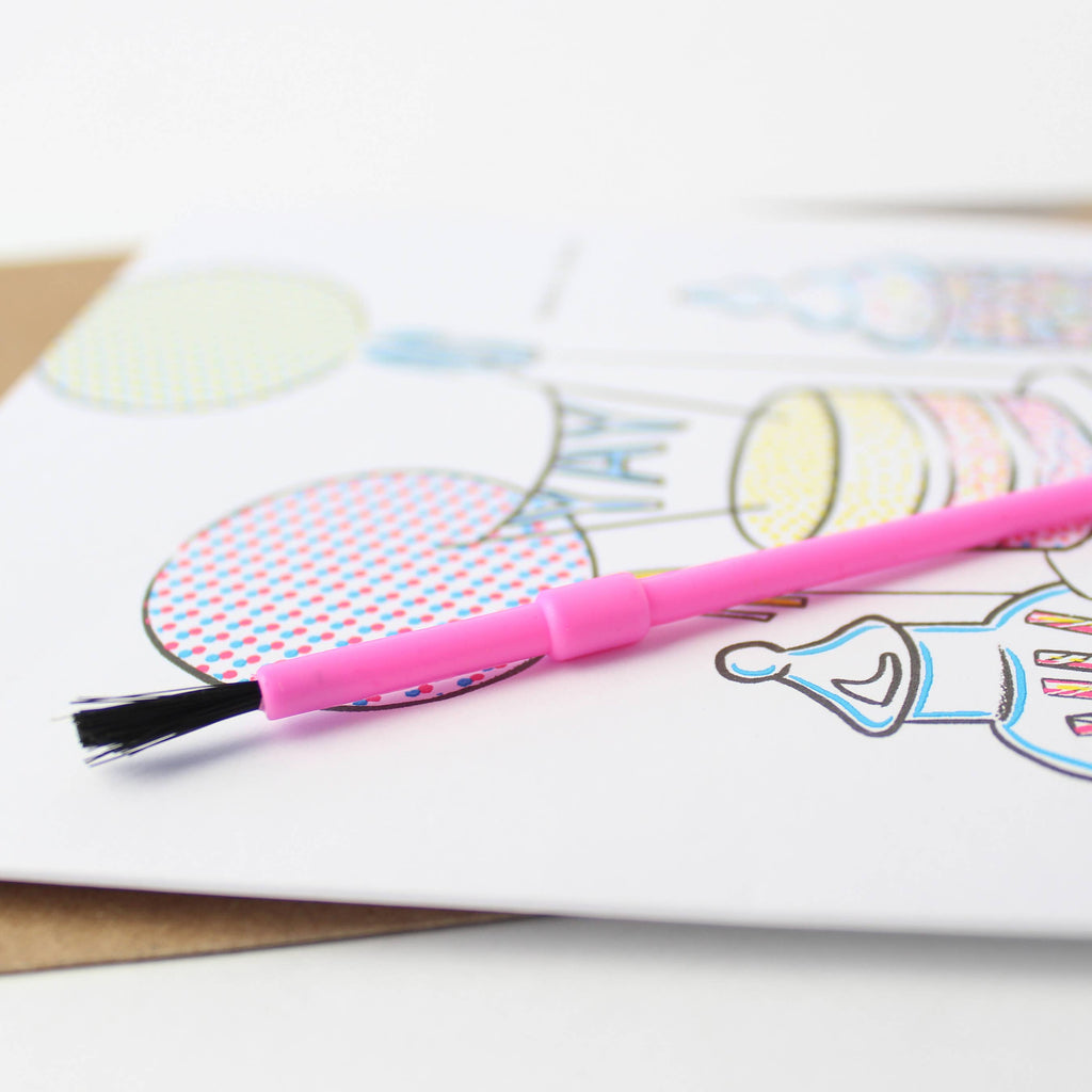 Paint With Water Sweet Table - Birthday Card - Freshie & Zero Studio Shop