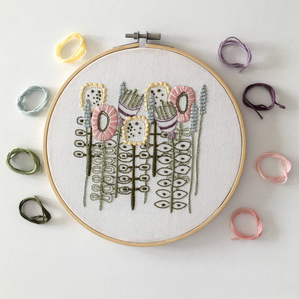 Floral Embroidery Kit - Freshie & Zero Studio Shop