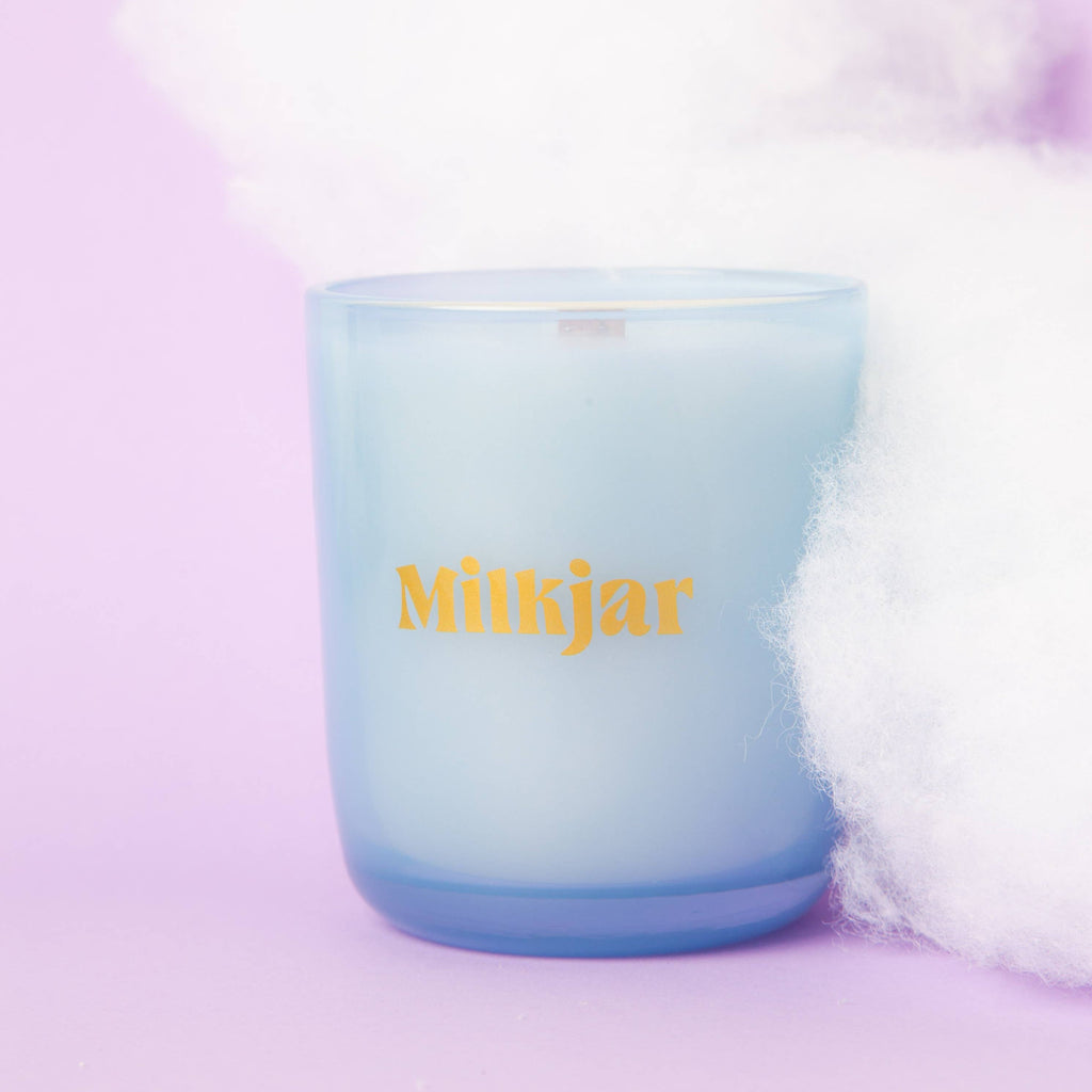 Silver Linings - Palo Santo & Oud Coconut Soy 8oz Candle by Milkjar - Freshie & Zero Studio Shop