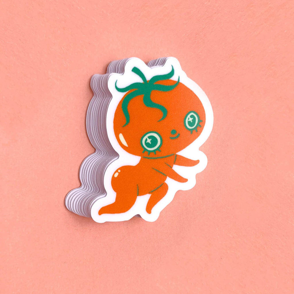 Saucy Tomato Vinyl Sticker - Freshie & Zero Studio Shop