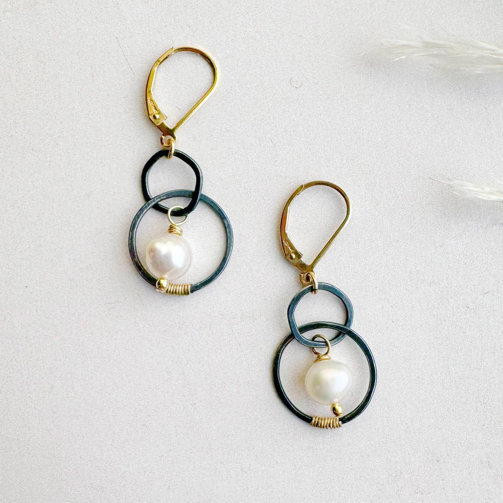 poem earrings - Freshie & Zero Studio Shop