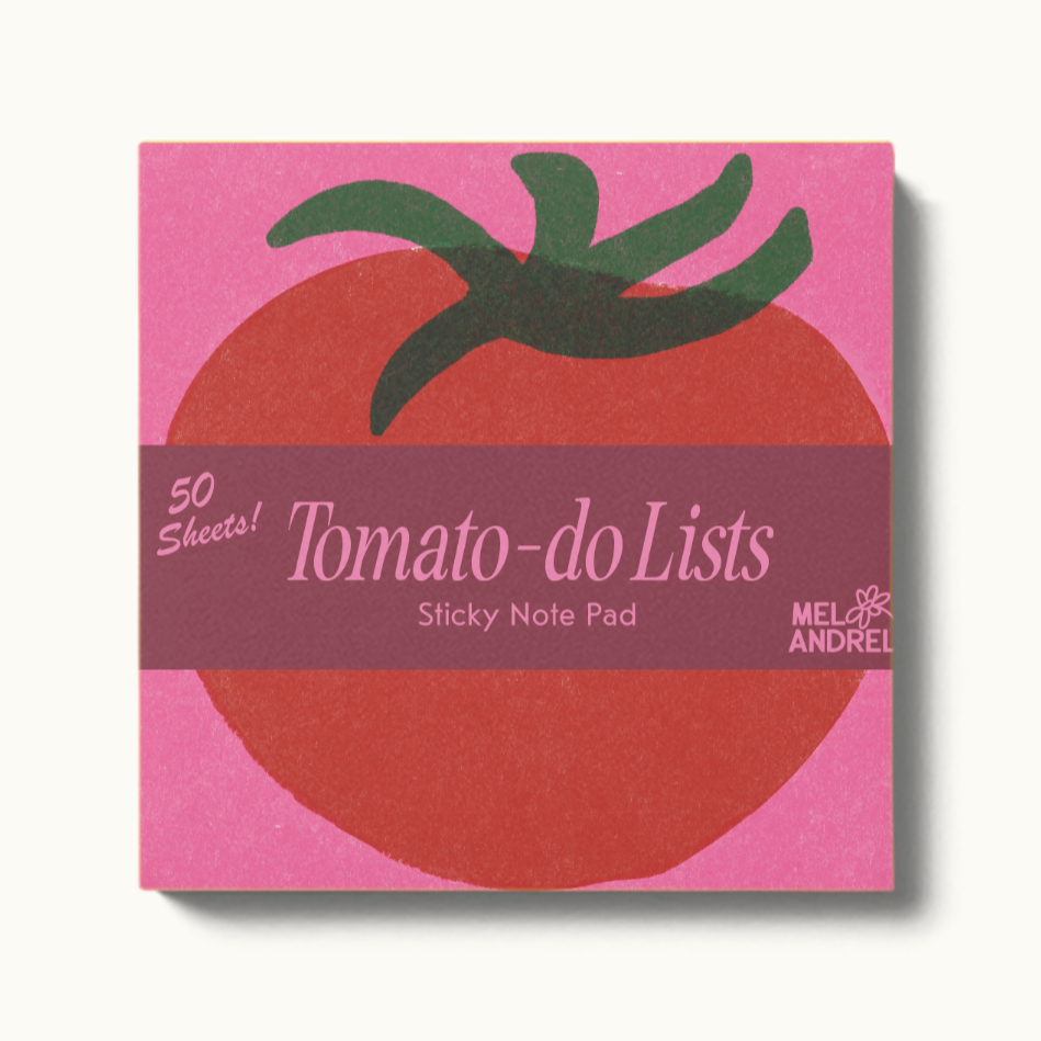 Tomato-do List Sticky Notes - Freshie & Zero Studio Shop