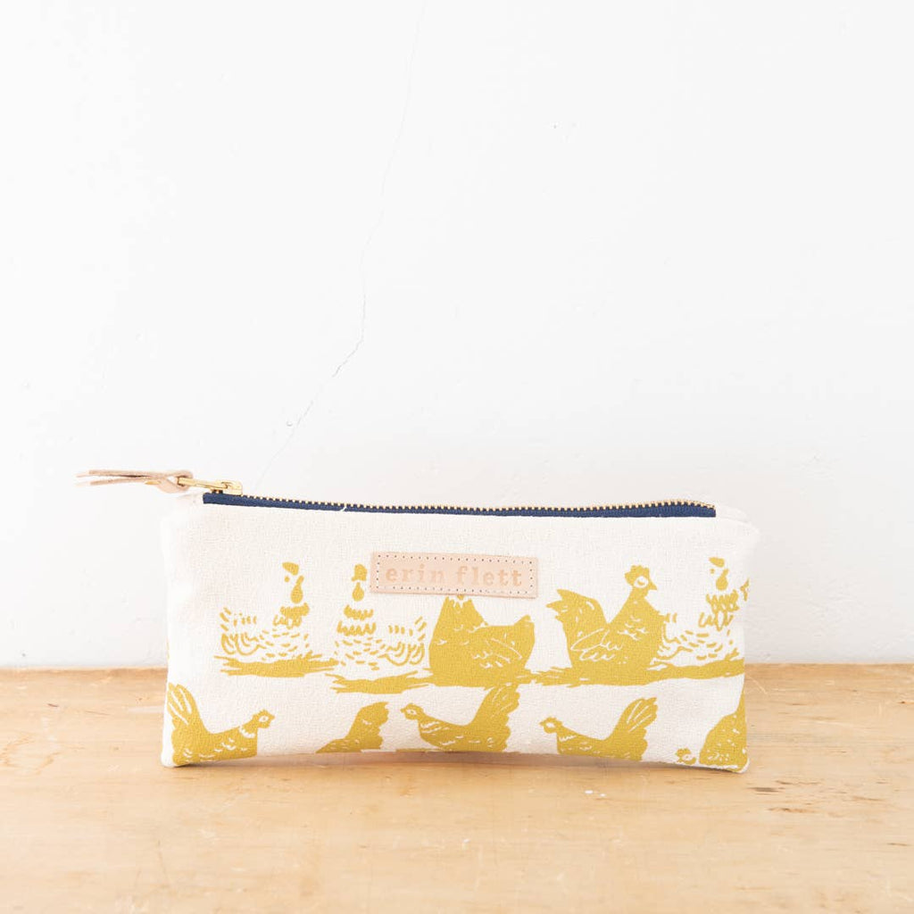 Hen House Pencil Bag | Erin Flett - Freshie & Zero Studio Shop