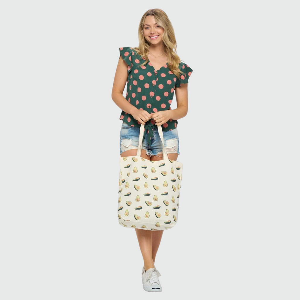 Avocado Tote - Freshie & Zero Studio Shop