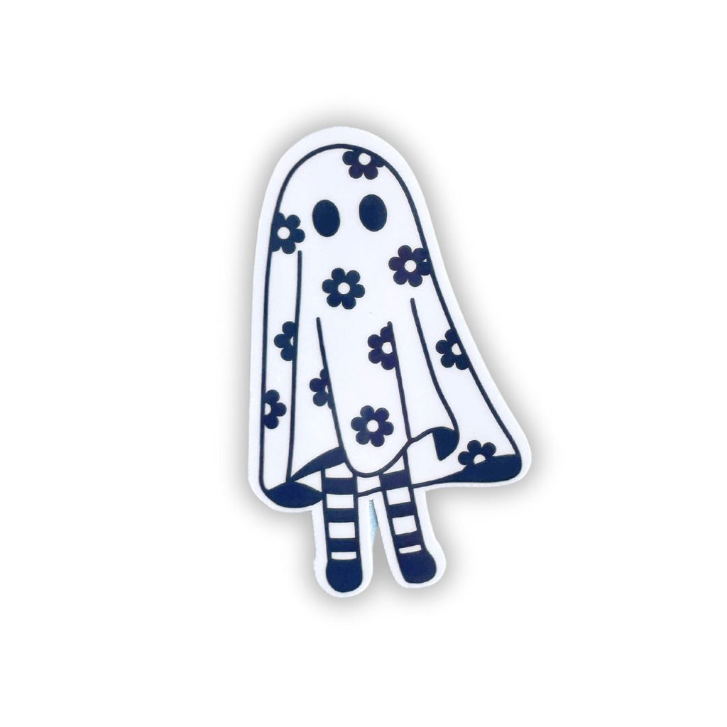 Daisy Ghost Girl Vinyl Sticker - Freshie & Zero Studio Shop
