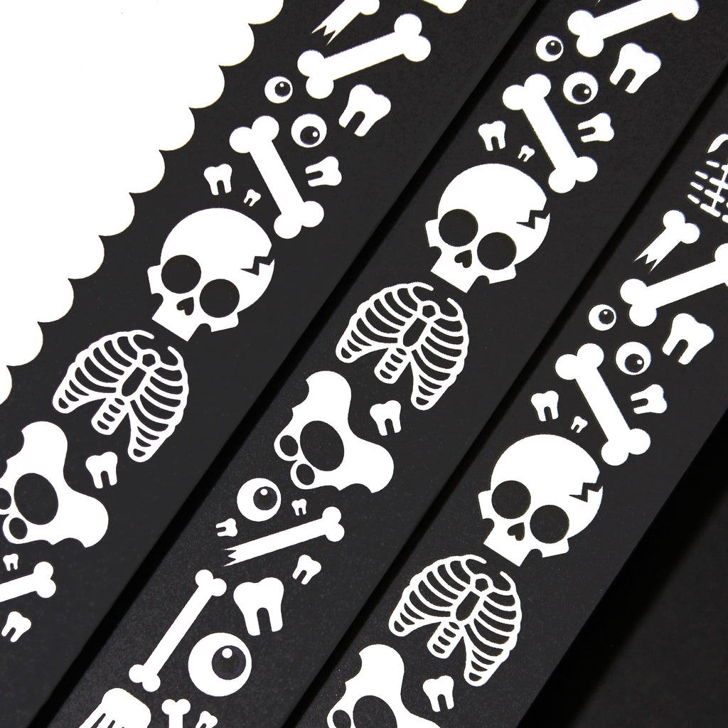 Spooky Skeleton Bones Notepad - Freshie & Zero Studio Shop