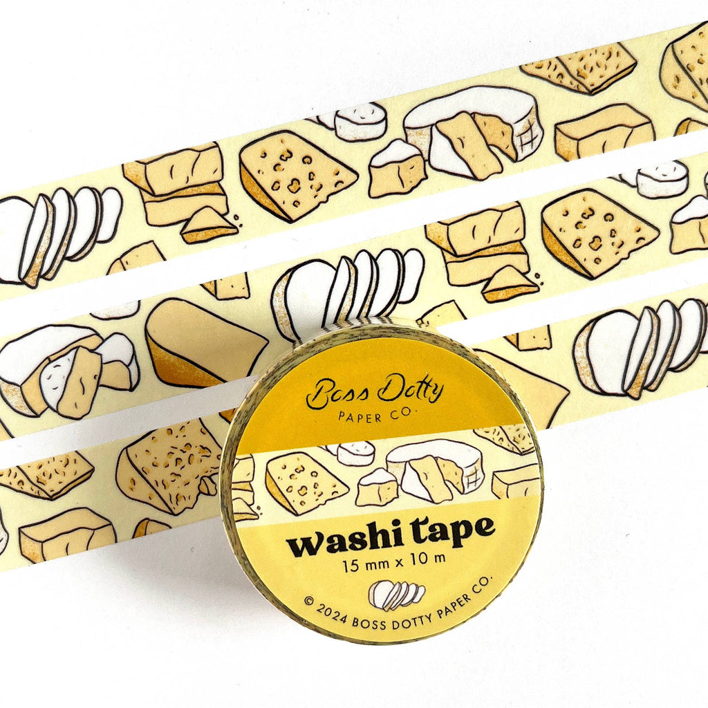 Cheese Please Washi Tape - Freshie & Zero Studio Shop