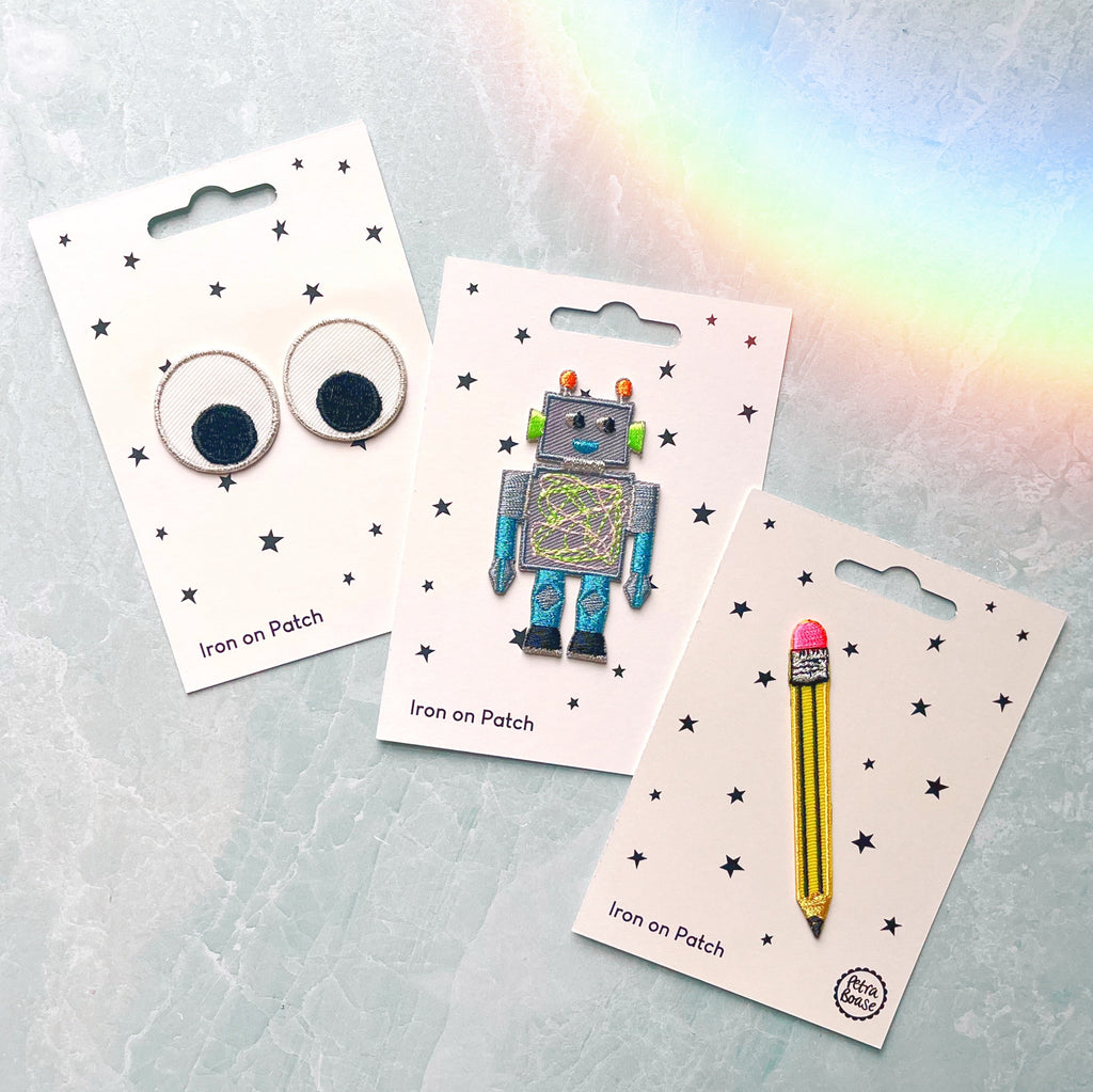 Iron on Patch - Robot - Freshie & Zero Studio Shop