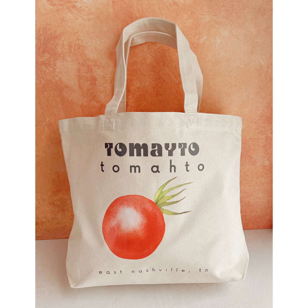 Tomato Tote Bags - Freshie & Zero Studio Shop