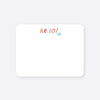 Hello! Flat Notecard Set - Freshie & Zero Studio Shop