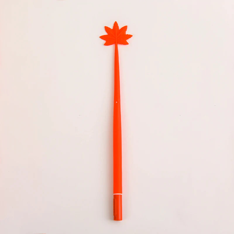 Maple Leaf Wiggle Gel Pen - Freshie & Zero Studio Shop