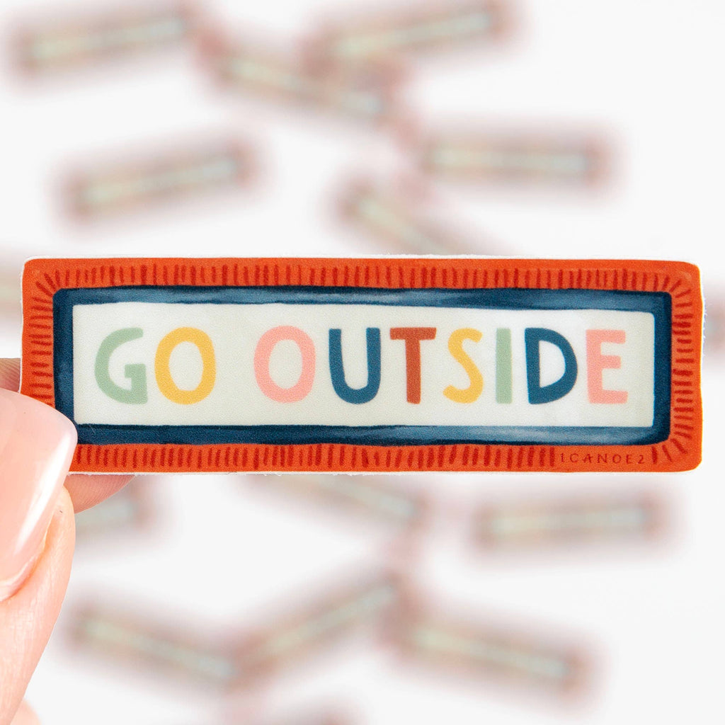Go Outside Sticker - Freshie & Zero Studio Shop