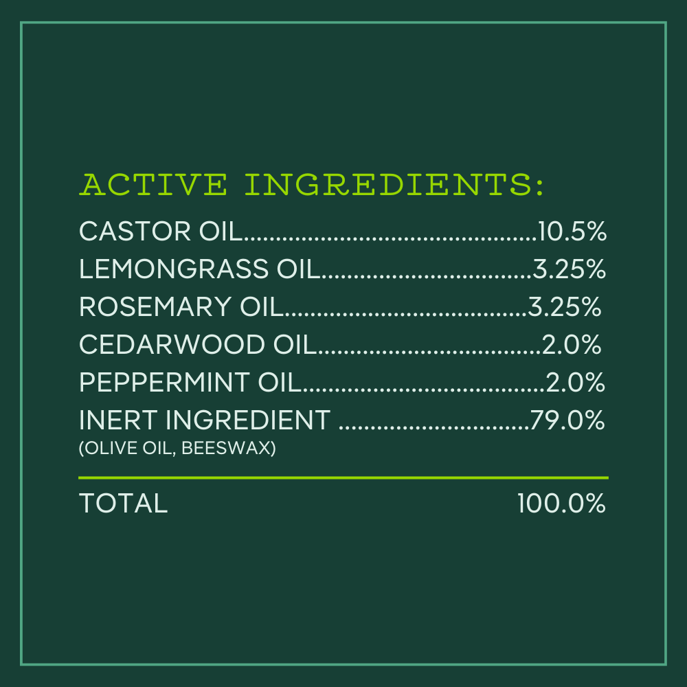 Mosquito Repellent Balm Stick - Freshie & Zero Studio Shop