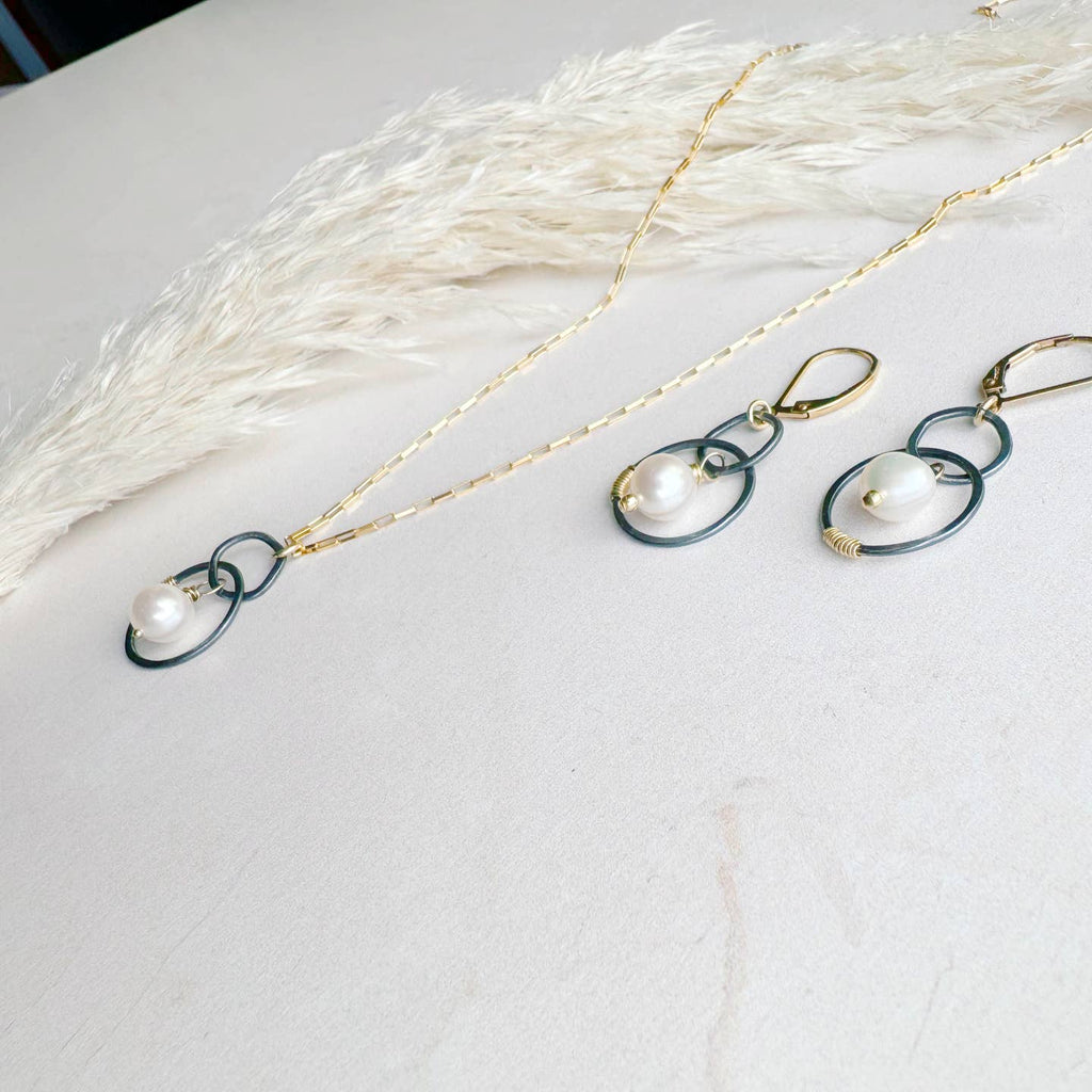 poem earrings - Freshie & Zero Studio Shop