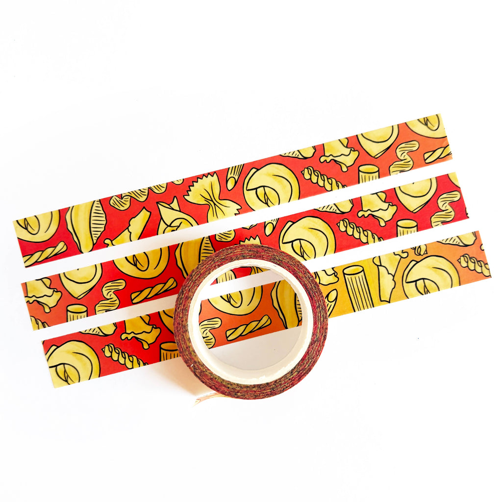 Pasta Pattern Washi Tape - Freshie & Zero Studio Shop