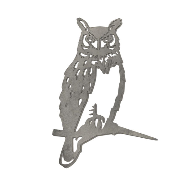 Steel Owl Silhouette Garden Decor by Metalbird - Freshie & Zero Studio Shop