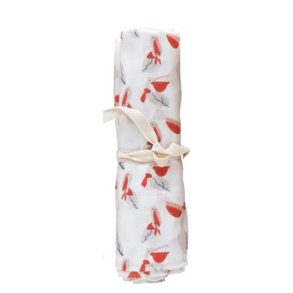 Cotton Printed Baby Swaddle - Freshie & Zero Studio Shop