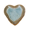 Blue Stoneware Heart Dish - Freshie & Zero Studio Shop