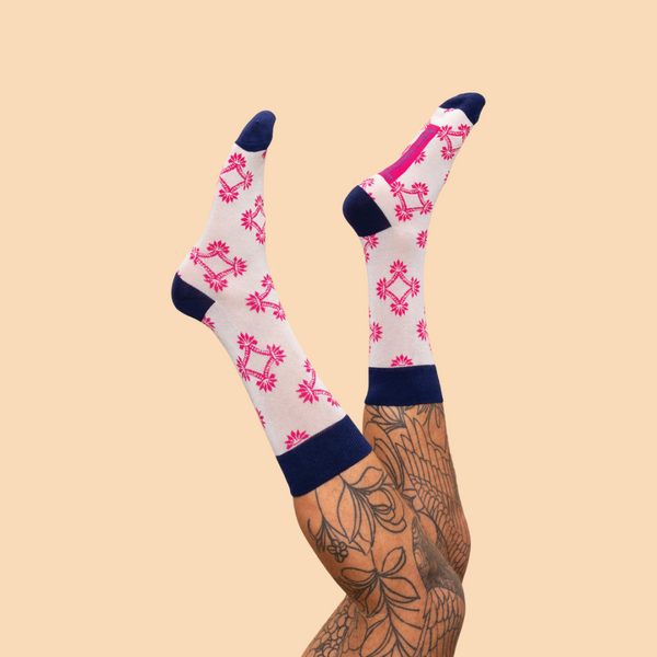 Men's Socks by Powder UK: Mosaic - Freshie & Zero Studio Shop