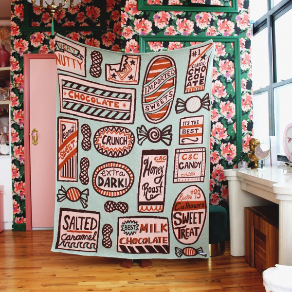 Sweet Treats Tapestry Blanket - Calhoun & Co. - Freshie & Zero Studio Shop