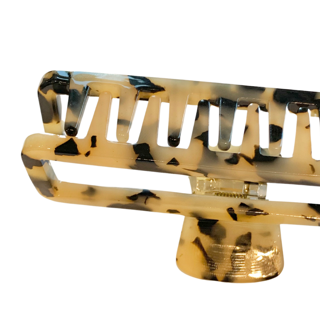 Large Hollow Rectangle Hair Claw Clip - Freshie & Zero Studio Shop