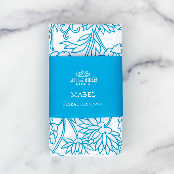 The Mabel Floral Tea Towel - Freshie & Zero Studio Shop