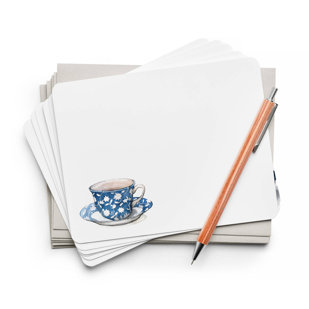 Spot of Tea Flat Notes | Boxed Notecards - Freshie & Zero Studio Shop