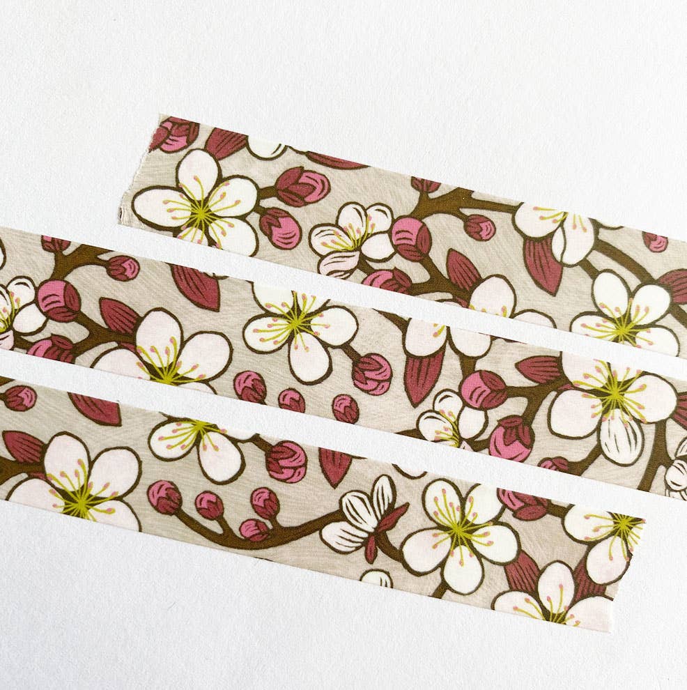 Cherry Blossom Floral Washi Tape - Freshie & Zero Studio Shop