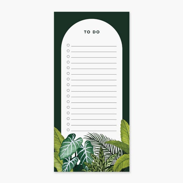 Tropical Arch To-Do List Notepad - Freshie & Zero Studio Shop