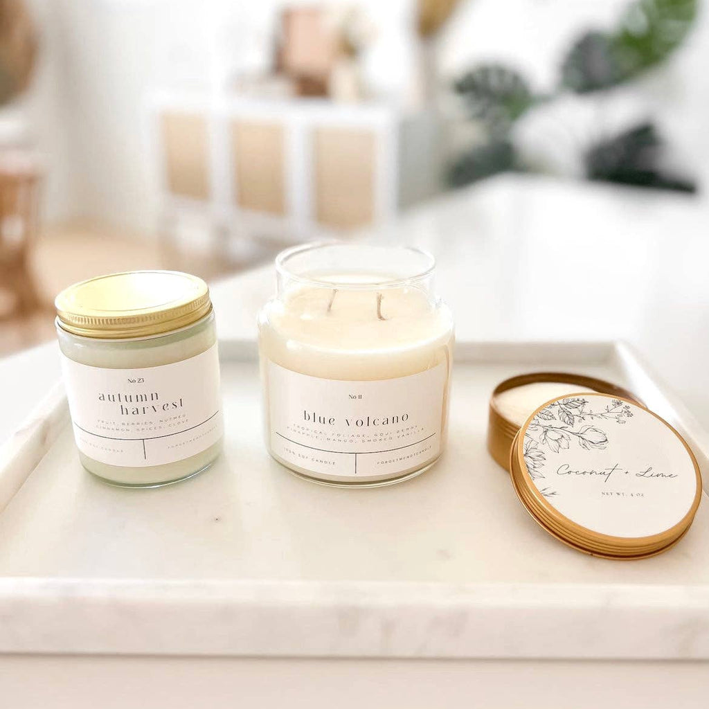 Blue Volcano: Two Wick 22oz Candle - Freshie & Zero Studio Shop