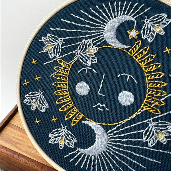 Embroidery Kit - Moonglow - Freshie & Zero Studio Shop