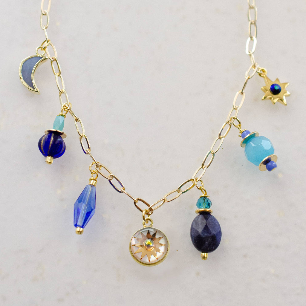 Pearl Zodiac Water Sign Charm Necklace by Jill Makes - Freshie & Zero Studio Shop