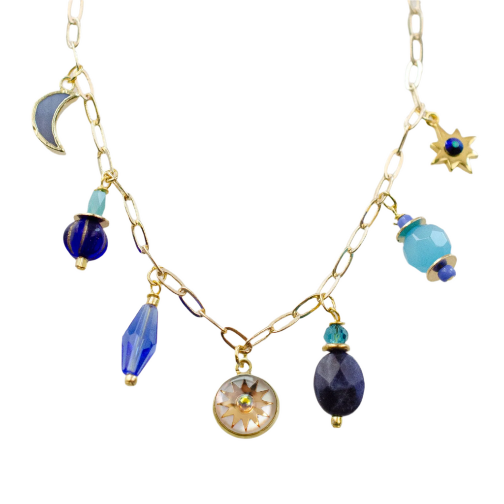 Pearl Zodiac Water Sign Charm Necklace by Jill Makes - Freshie & Zero Studio Shop