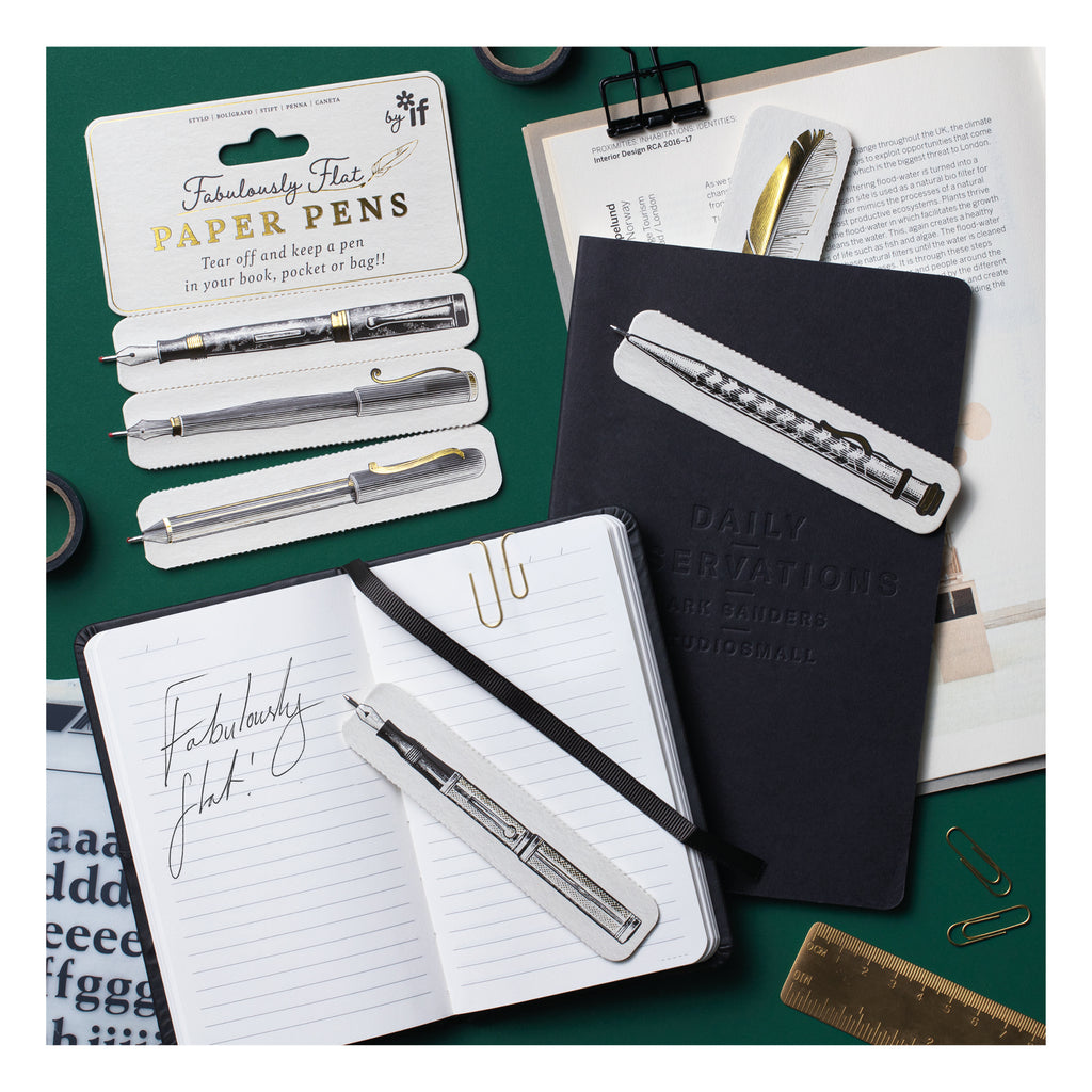 Fabulously Flat Paper Pens - Freshie & Zero Studio Shop