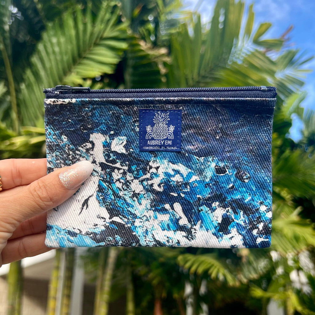 Abstract Wave Coin Pouch - Freshie & Zero Studio Shop
