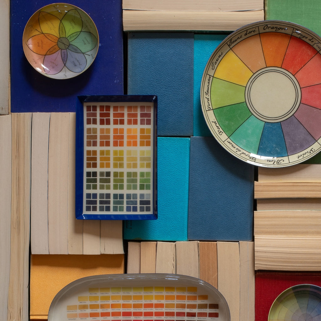 Cercle Chromatique 8" Round Enamel Tray - Freshie & Zero Studio Shop