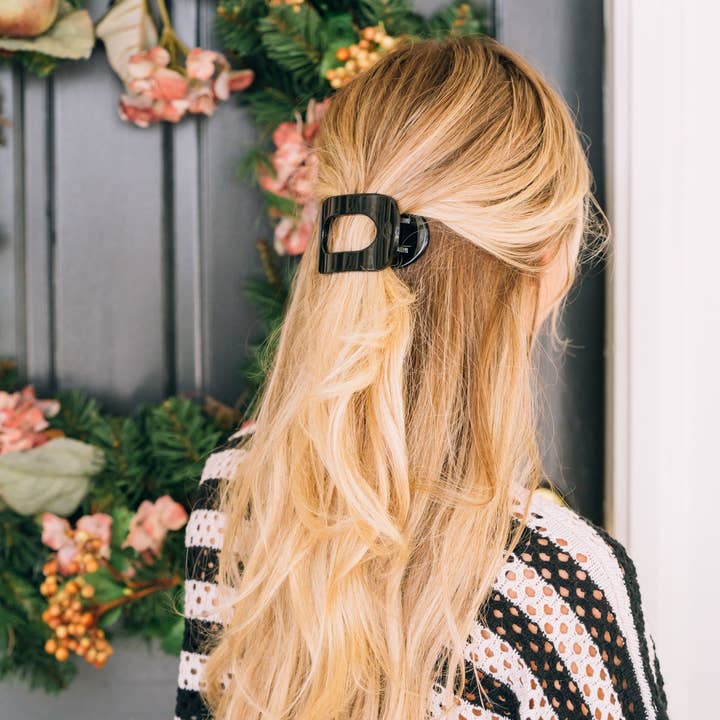 Teleties Small Flat Round Hair Clip - Freshie & Zero Studio Shop