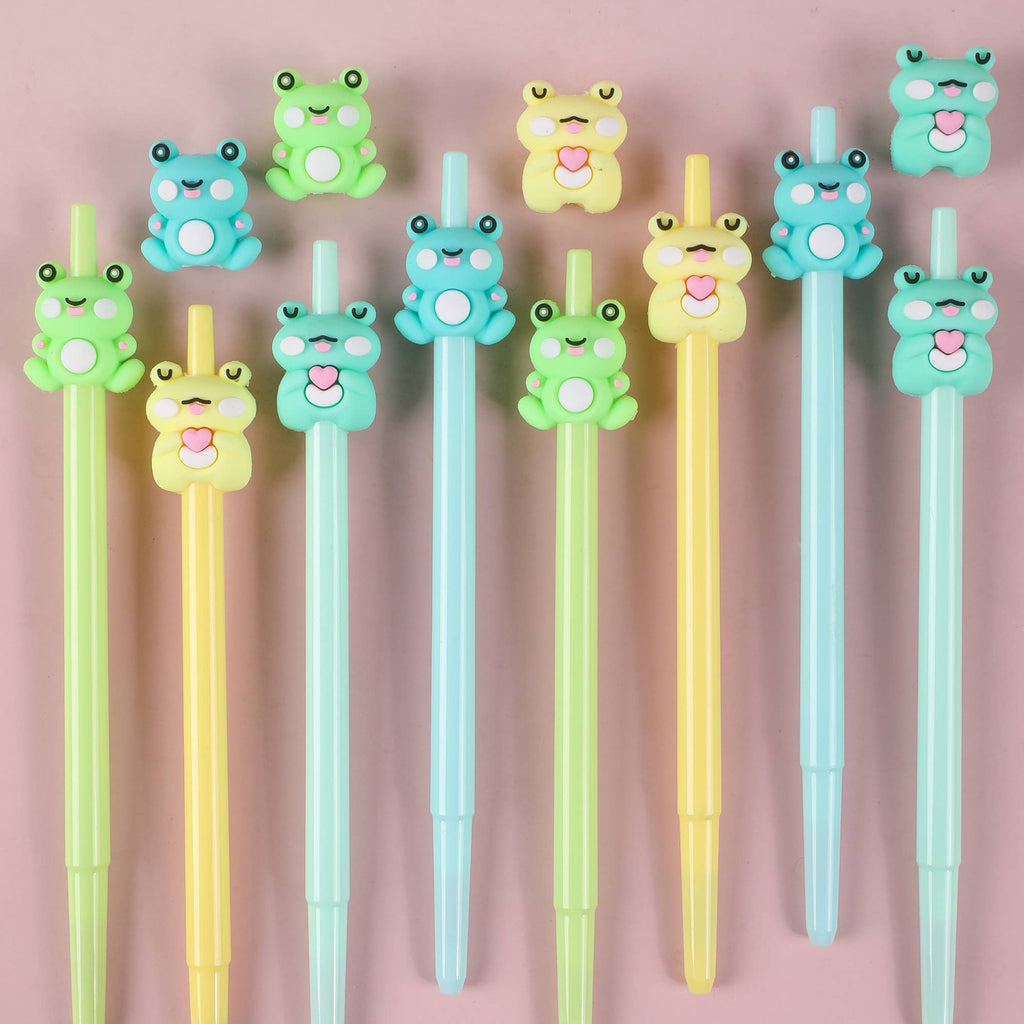 Frog Retractable Gel Pen - Freshie & Zero Studio Shop