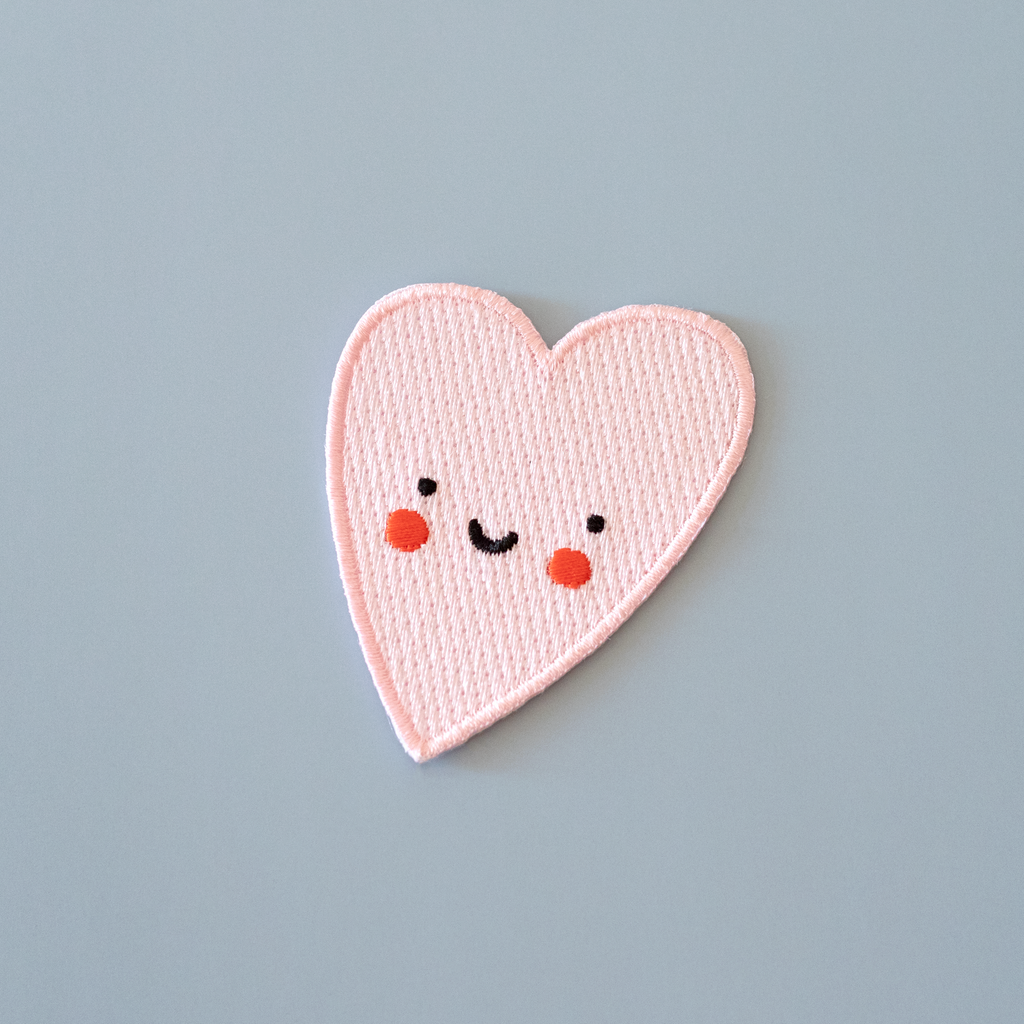 Iron-On Patch- Cute Heart - Freshie & Zero Studio Shop