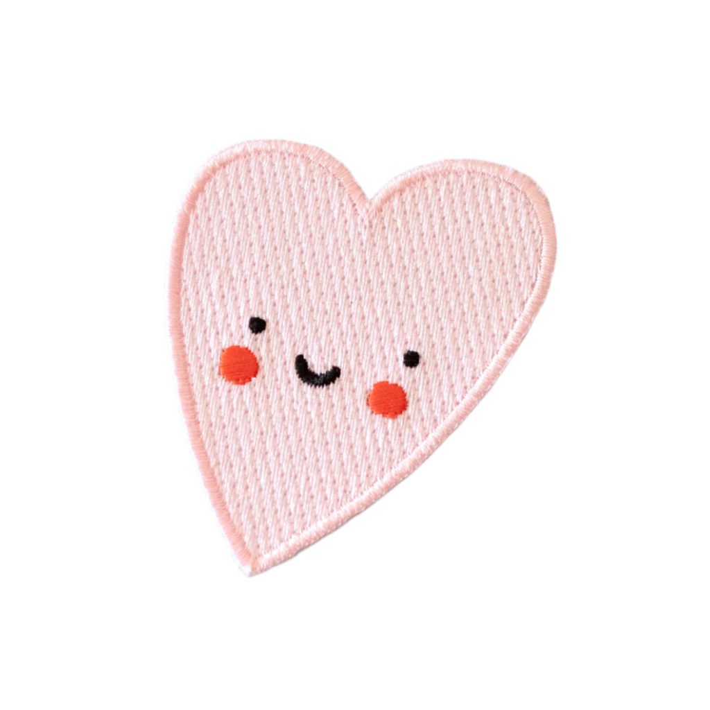 Iron-On Patch- Cute Heart - Freshie & Zero Studio Shop