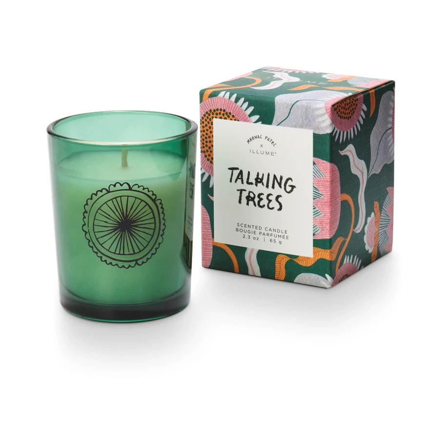 Illume Mini Votive Candle: Talking Trees - Freshie & Zero Studio Shop