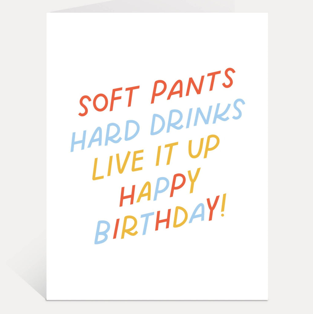 Live It Up Birthday Card - Freshie & Zero Studio Shop