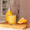 Short Juice Glass by 1canoe2: Field Floral - Freshie & Zero Studio Shop
