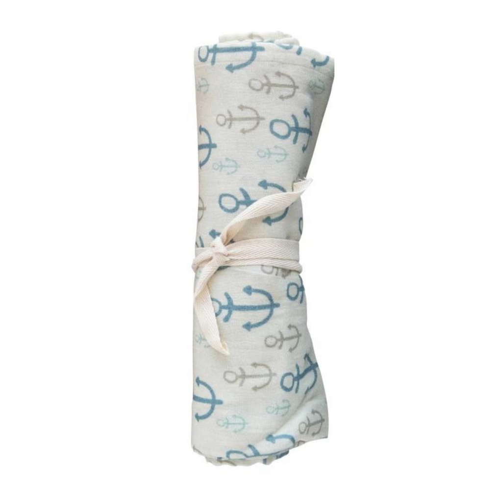 Cotton Printed Baby Swaddle - Freshie & Zero Studio Shop