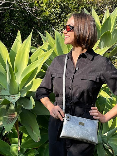 Ella Compact Crossbody or Wristlet by Liz Soto - Freshie & Zero Studio Shop