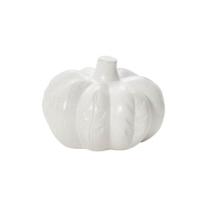 White Scandinavian Ceramic Pumpkins - Freshie & Zero Studio Shop