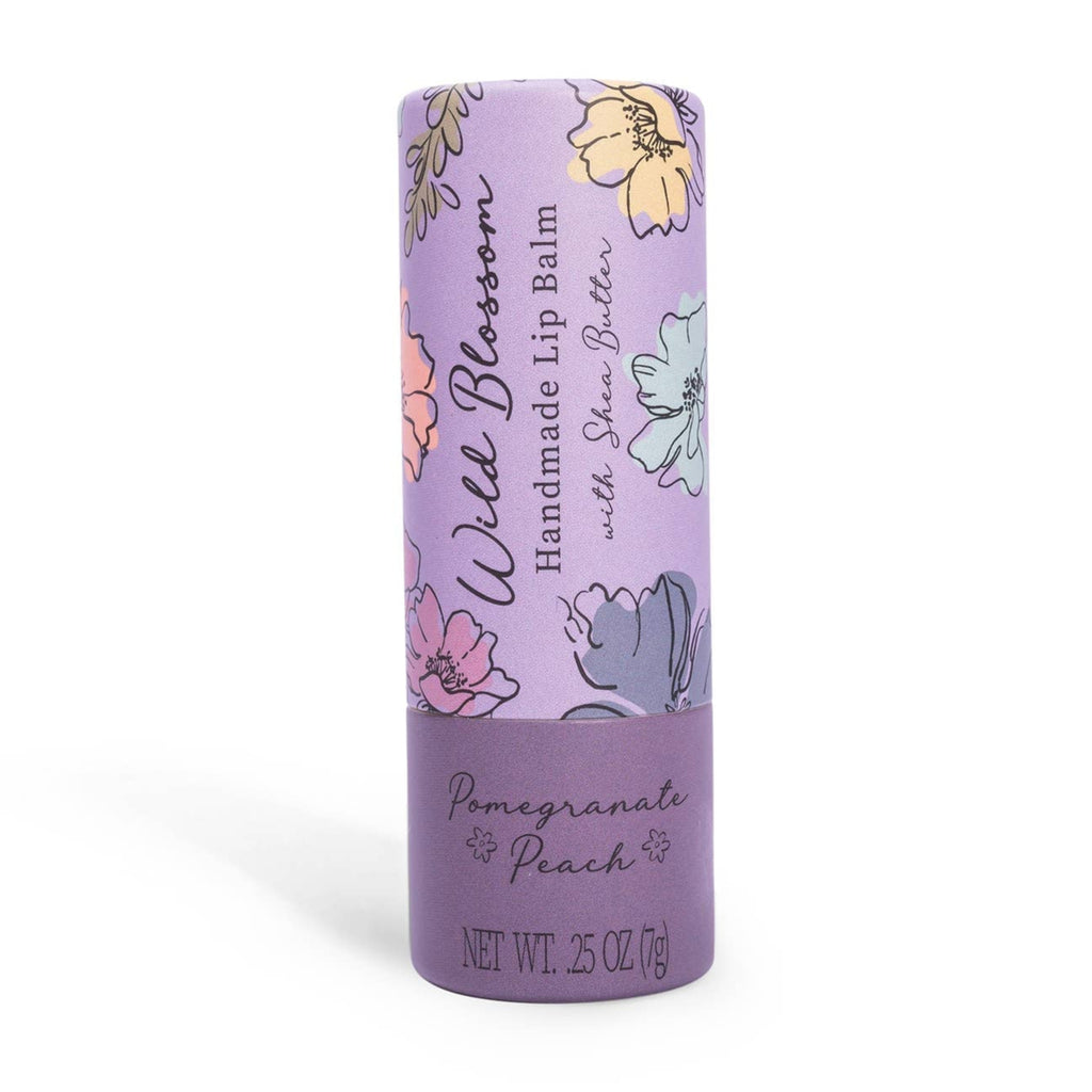 Wild Blossom Lip Balm - Pomegranate Peach - Freshie & Zero Studio Shop