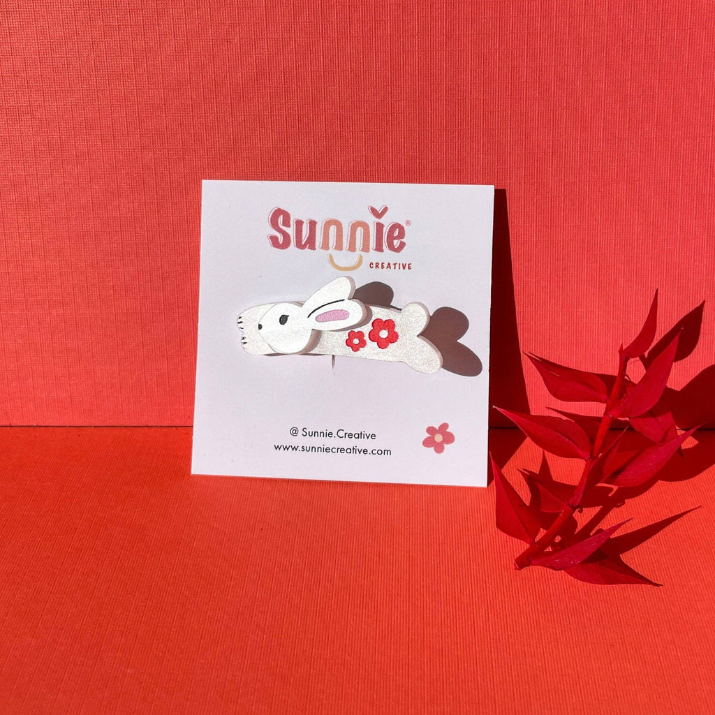 Sunnie Bunny Hair Clip - Freshie & Zero Studio Shop