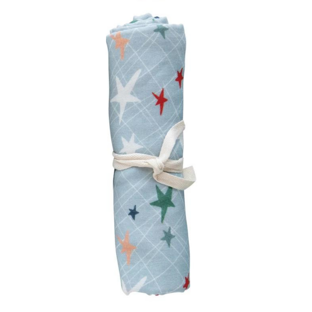 Cotton Printed Baby Swaddle - Freshie & Zero Studio Shop